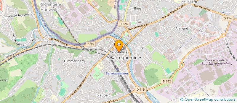 localisation de l'entreprise SOCIETE ELTARTIM à SARREGUEMINES