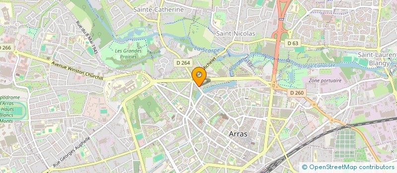 localisation de l'entreprise SOCIETE ELTES à ARRAS