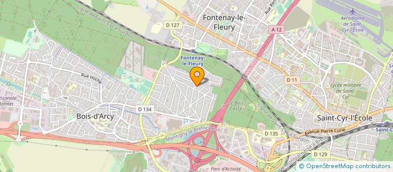 localisation de l'entreprise SOCIETE EMBM  BOIS-D'ARCY