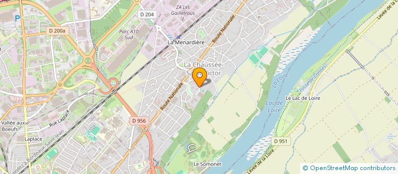 localisation de l'entreprise SOCIETE EMERAUDE HERMITAGE  LA CHAUSSEE-SAINT-VICTOR