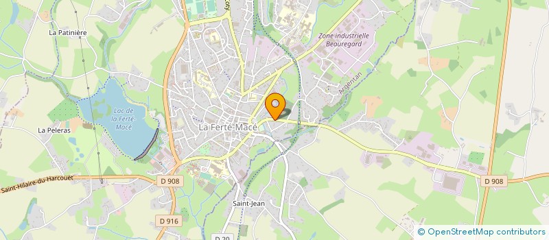 localisation de l'entreprise SOCIETE EMILE GUERIN ET COMPAGNIE à LA FERTE MACE