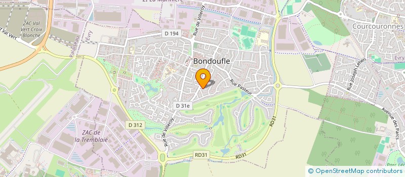 localisation de l'entreprise SOCIETE EMMADI  BONDOUFLE