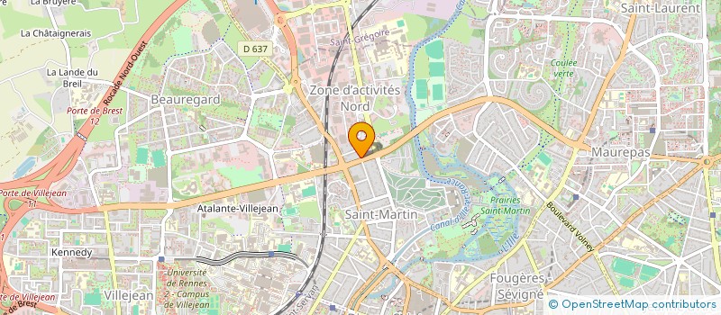 localisation de l'entreprise SOCIETE EMR  RENNES