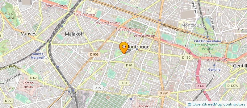 localisation de l'entreprise SOCIETE EN NOM COLLECTIF AL ASIMIYA BAIL PAR ABREVIATION SNC AL ASIMIYA BAIL  MONTROUGE