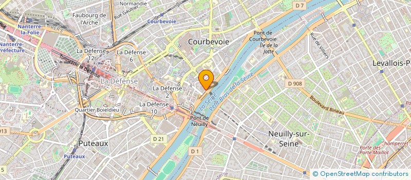 localisation de l'entreprise SOCIETE EN NOM COLLECTIF CTL742 à COURBEVOIE