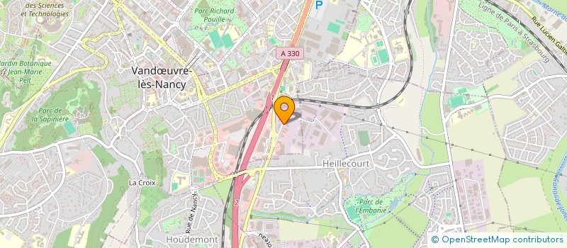 localisation de l'entreprise SOCIETE EN NOM COLLECTIF EP SERVICES à VANDŒUVRE-LES-NANCY