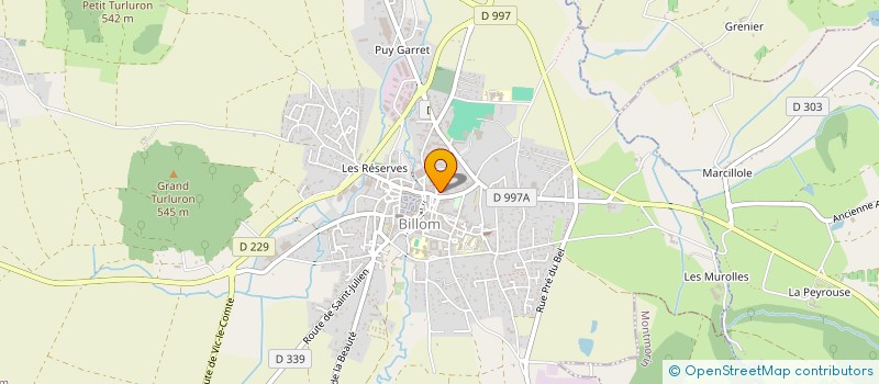 localisation de l'entreprise SOCIETE EN NOM COLLECTIF GENDRE ET MINNE à BILLOM