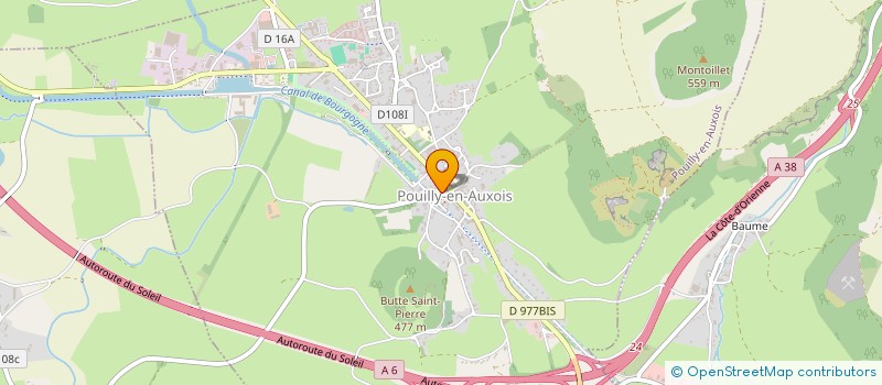 localisation de l'entreprise SOCIETE EN NOM COLLECTIF JADE  POUILLY-EN-AUXOIS