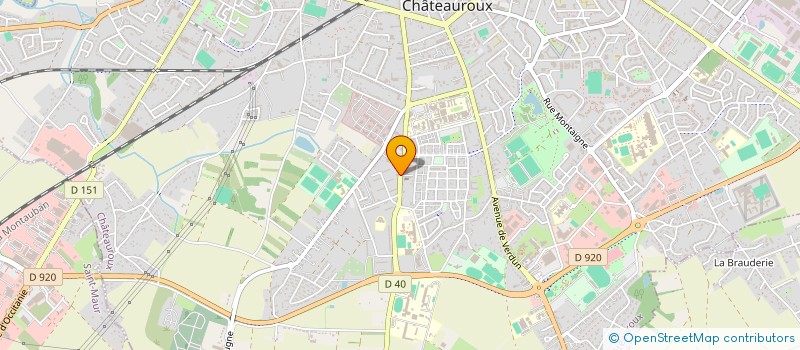 localisation de l'entreprise SOCIETE EN NOM COLLECTIF PHARMACIE H.GOBERT ET N .VERNEDAL SNC à CHATEAUROUX