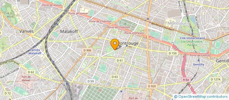 localisation de l'entreprise SOCIETE EN NOM COLLECTIF POMELO 1 BAIL à MONTROUGE