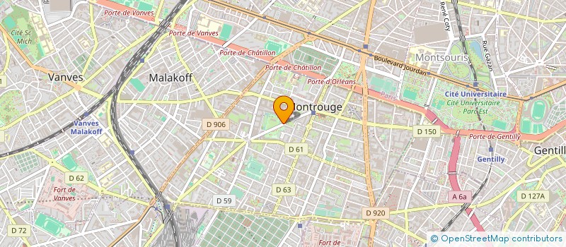 localisation de l'entreprise SOCIETE EN NOM COLLECTIF POMELO 2 BAIL à MONTROUGE