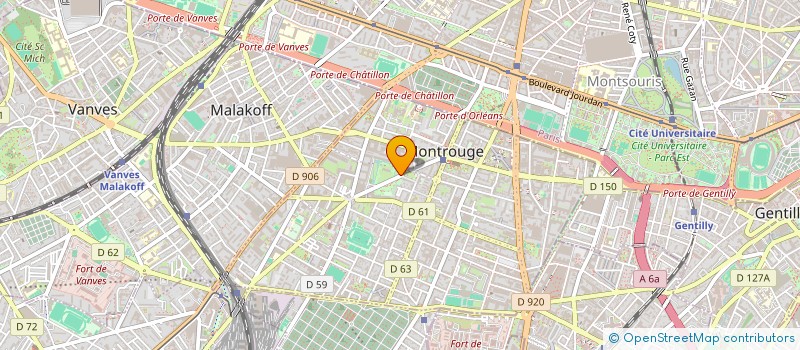 localisation de l'entreprise SOCIETE EN NOM COLLECTIF POMELO 4 BAIL à MONTROUGE