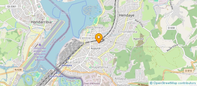 localisation de l'entreprise SOCIETE EN PARTICIPATION ARKAZIA à HENDAYE