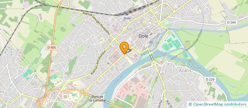 localisation de l'entreprise SOCIETE EN PARTICIPATION D'EXERCICE CONJOINT VITALI DELEAU à DOLE