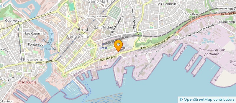 localisation de l'entreprise SOCIETE EN PARTICIPATION KERDODE LE GUEN MAGUEUR à BREST