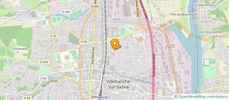 localisation de l'entreprise SOCIETE ENERGIC à VILLEFRANCHE-SUR-SAONE