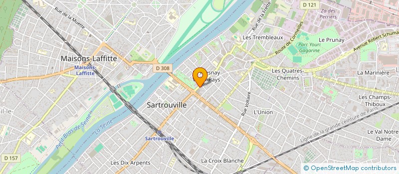 localisation de l'entreprise SOCIETE ENGINGER  SARTROUVILLE