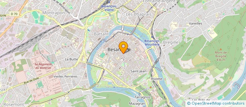 localisation de l'entreprise SOCIETE ENTREPRISE GENERALE DU BATIMENT à BESANCON