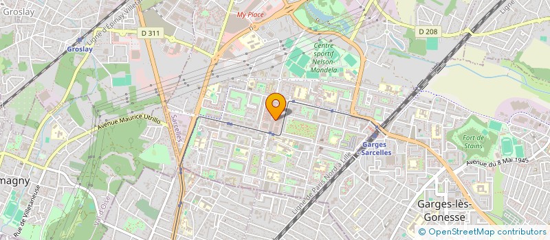 localisation de l'entreprise SOCIETE EPMG FRANCE à SARCELLES