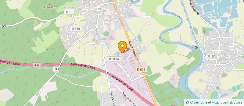 localisation de l'entreprise SOCIETE EQUIP'BURO à APPOIGNY