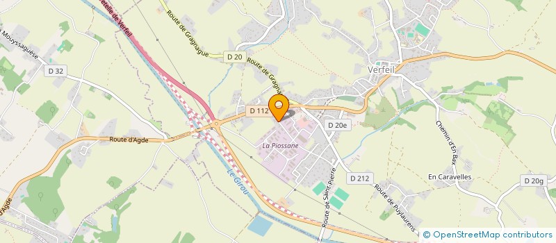 localisation de l'entreprise SOCIETE EQUIPEMENTS INFRA à VERFEIL