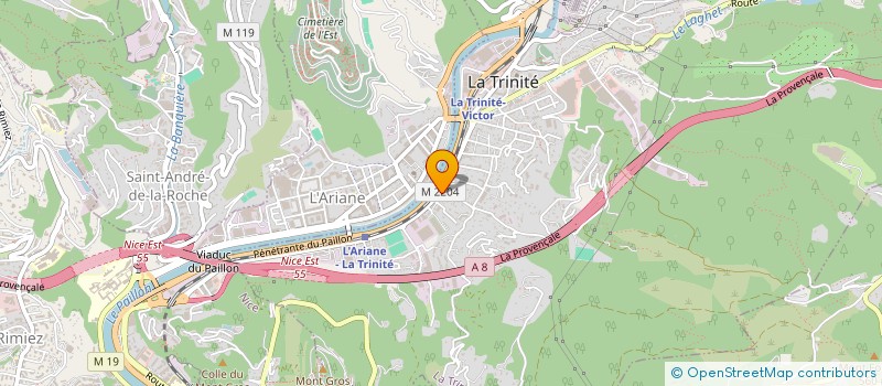 localisation de l'entreprise SOCIETE EREL à LA TRINITE