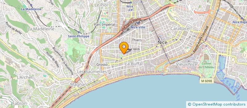 localisation de l'entreprise SOCIETE ERIC SEJOR à NICE