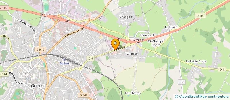 localisation de l'entreprise SOCIETE ESPACE BELLEVUE à SAINTE-FEYRE