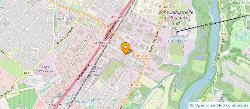 localisation de l'entreprise SOCIETE ESPACE MENUISERIE à TOULOUSE