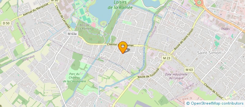 localisation de l'entreprise SOCIETE ESPACE SERVICE à TOURNEFEUILLE