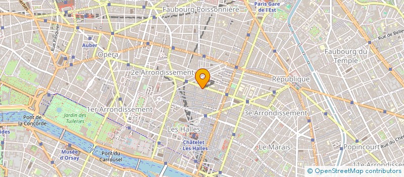 localisation de l'entreprise SOCIETE ESPACES ET BATIMENTS  PARIS