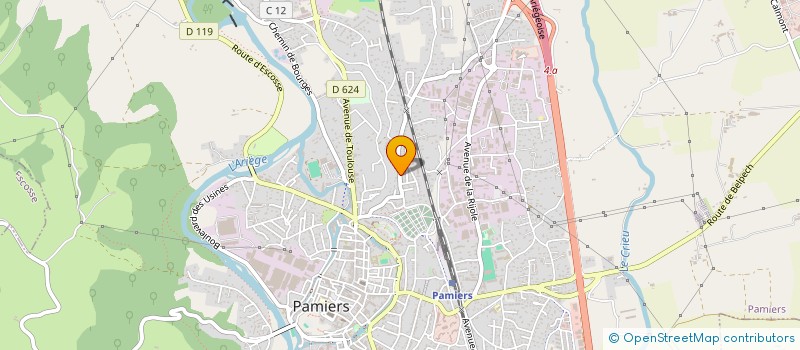 localisation de l'entreprise SOCIETE ESPANA ET FILS à PAMIERS