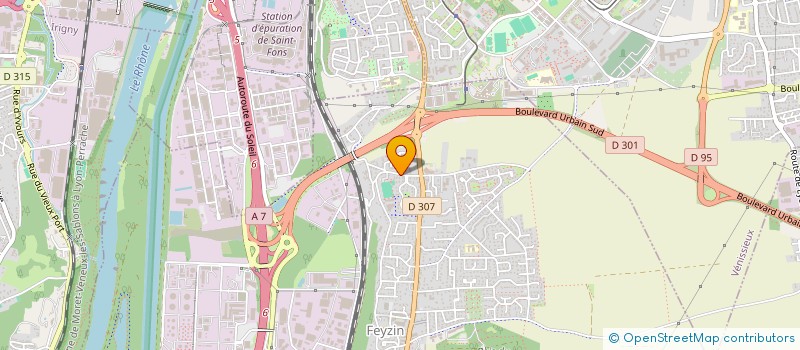 localisation de l'entreprise SOCIETE ESPRESSE SARL  FEYZIN