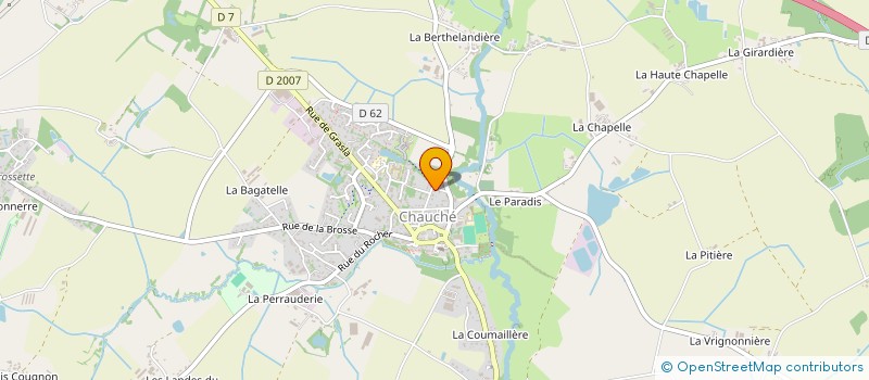 localisation de l'entreprise SOCIETE ESSARTAISE DE DISTRIBUTION  ESSARTS-EN-BOCAGE