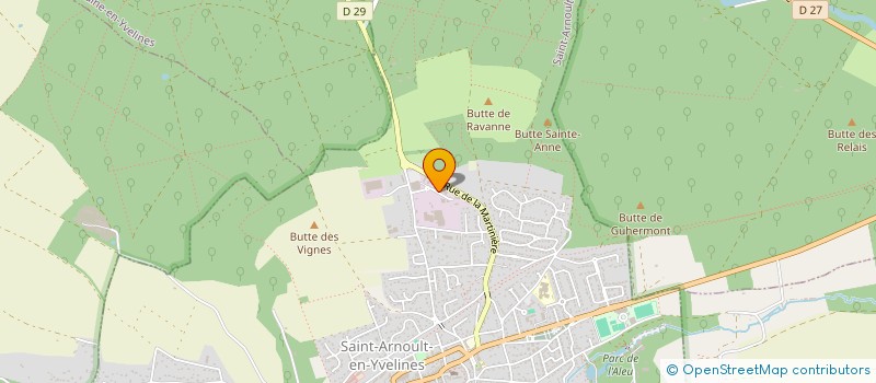 localisation de l'entreprise SOCIETE ESSONNIENE DE BATIMENT ET DE RENOVATION à SAINT-ARNOULT-EN-YVELINES