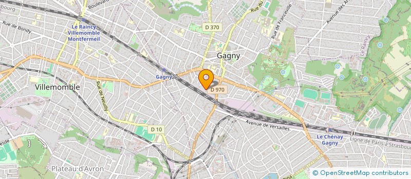 localisation de l'entreprise SOCIETE EST IMPRIMERIE à GAGNY