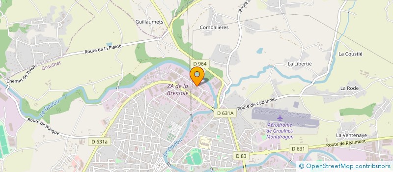 localisation de l'entreprise SOCIETE ESTEBAN ET BAESEL à GRAULHET