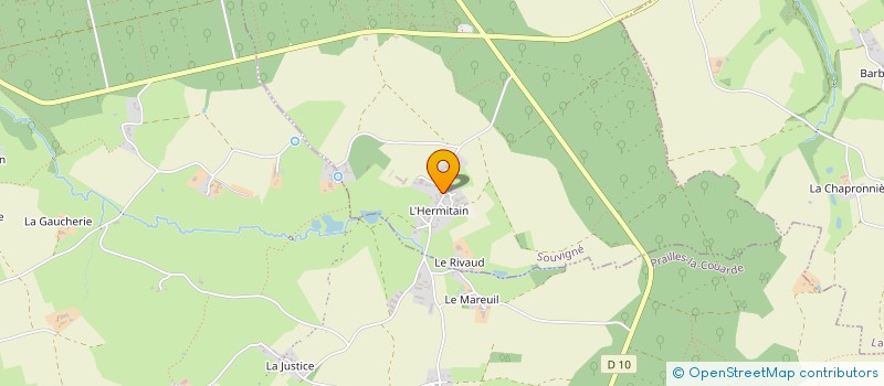 localisation de l'entreprise SOCIETE ETABLISSEMENTS SAVARIAUX à SOUVIGNE