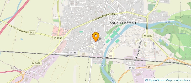 localisation de l'entreprise SOCIETE ETANCHEITE BARDAGE COUVERTURE à PONT-DU-CHATEAU