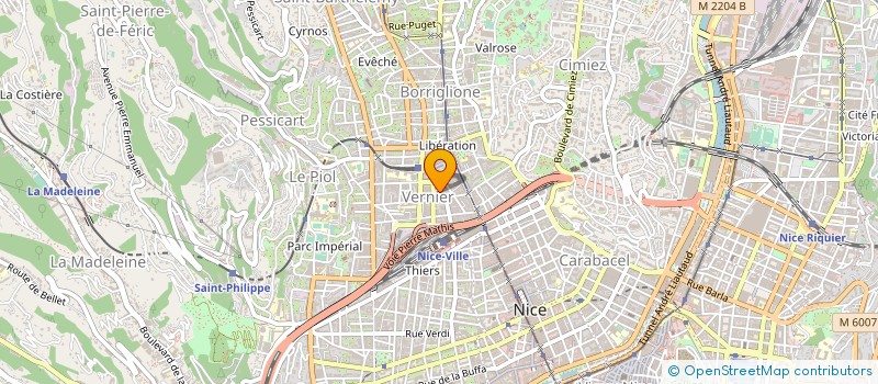 localisation de l'entreprise SOCIETE ETANCHEITE RENOVATION ENERGETIQUE - S.E.R.E à NICE