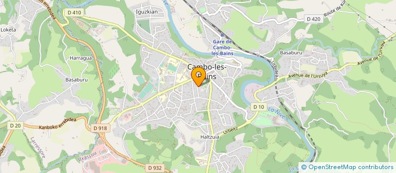 localisation de l'entreprise SOCIETE ETCHEGORRY à CAMBO-LES-BAINS