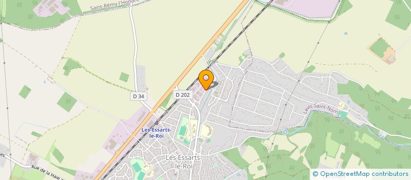 localisation de l'entreprise SOCIETE ETIENNE MICHEL  LES ESSARTS-LE-ROI