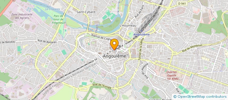 localisation de l'entreprise SOCIETE ETNOR à ANGOULEME