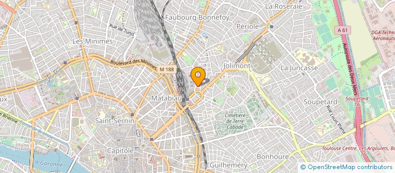 localisation de l'entreprise SOCIETE ETUDE ET GESTION APPLIQUEE à TOULOUSE