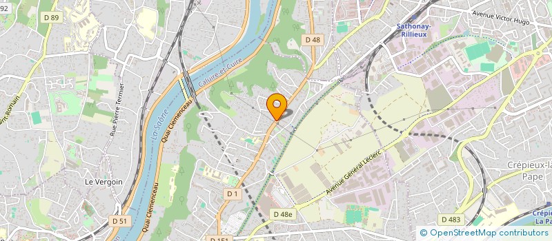 localisation de l'entreprise SOCIETE ETUDE ET PROMOTION à CALUIRE-ET-CUIRE