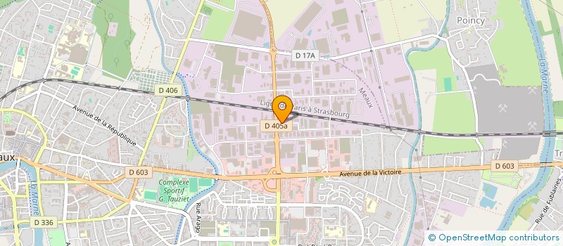 localisation de l'entreprise SOCIETE ETUDE OUTILLAGE PRECISION à MEAUX