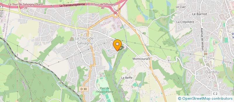 localisation de l'entreprise SOCIETE ETUDE RECHERCHE ET DEVELOPPEMENT à LA TOUR-DE-SALVAGNY