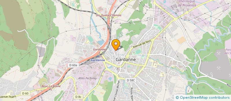 localisation de l'entreprise SOCIETE ETUDES D'INSTALLATIONS GENERALES à GARDANNE