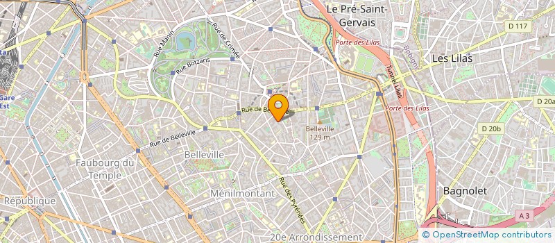 localisation de l'entreprise SOCIETE ETUDES ET RELISATION ELCTRIQUES  PARIS