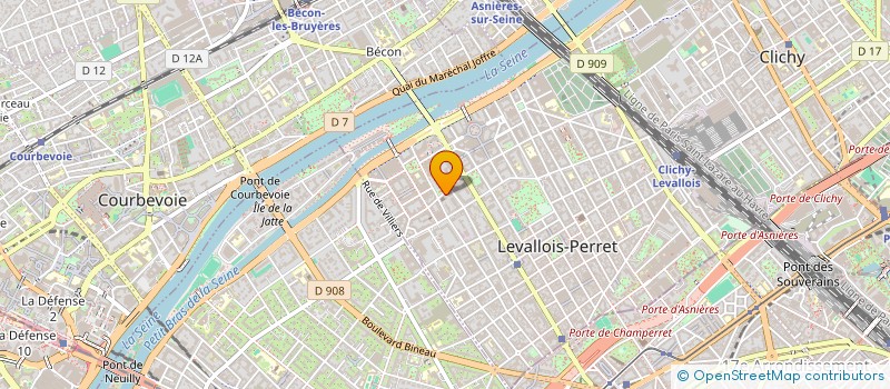 localisation de l'entreprise SOCIETE ETUDES ET TRAVAUX IMMOBILIERS à LEVALLOIS-PERRET